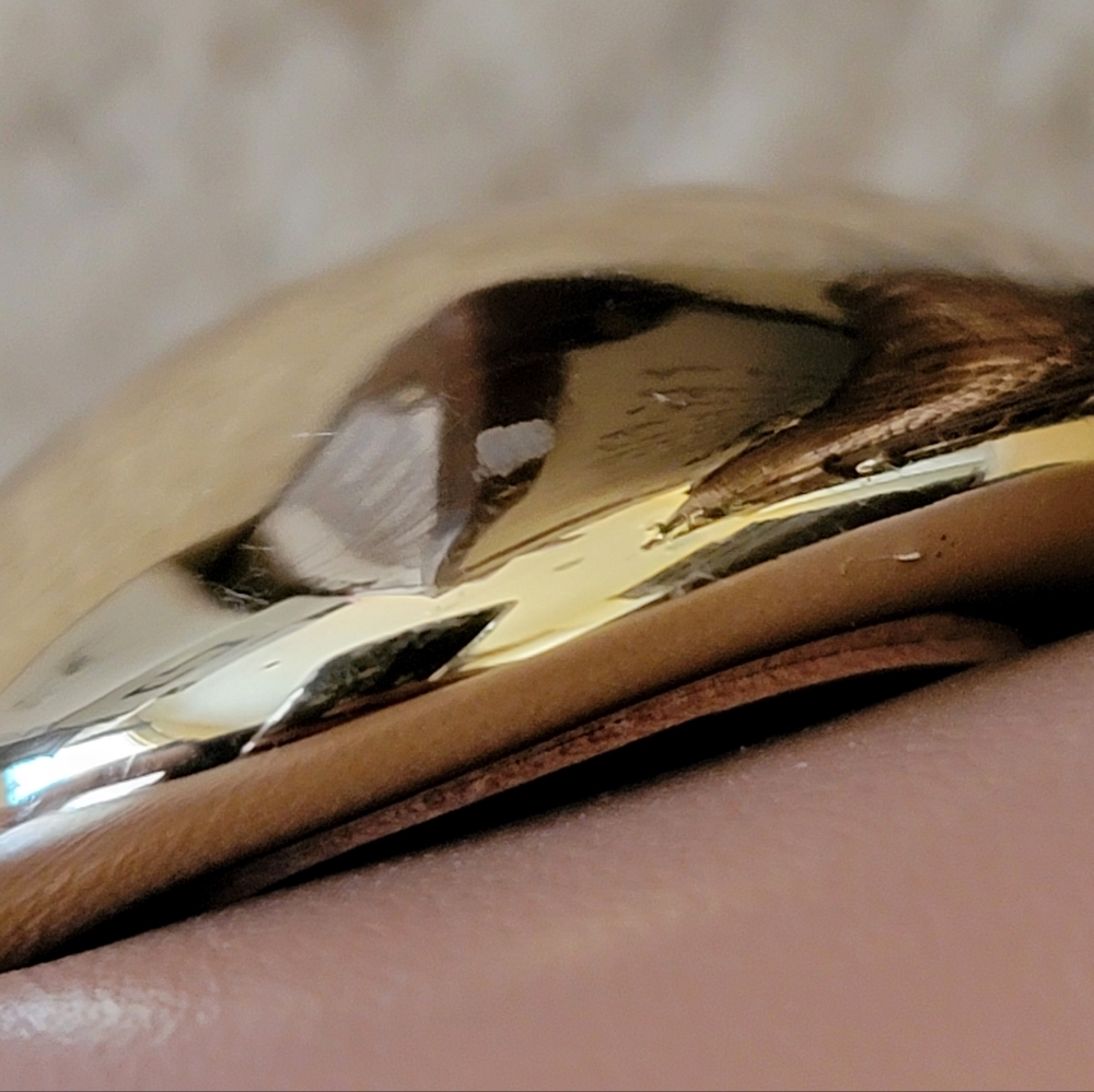 New Gianvito Rossi Sphera Dome Leather Slingback Flats, Size 38 - Picture 10 of 10